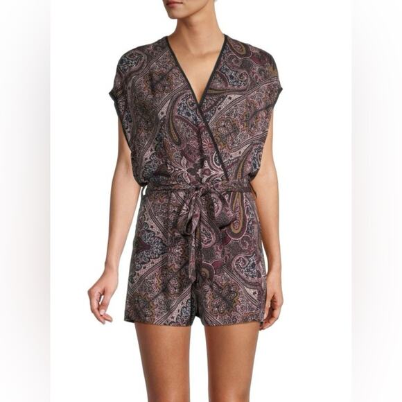 ALLSAINTS Reid Scarf Playsuit Size 0 - Picture 5 of 16